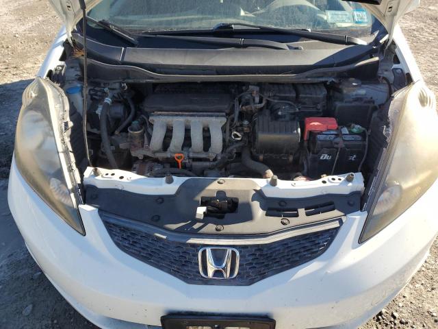JHMGE8H35CC032134 - 2012 HONDA FIT WHITE photo 12