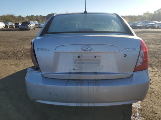 KMHCN4AC1AU406406 - 2010 HYUNDAI ACCENT GLS SILVER photo 6