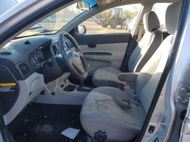 KMHCN4AC1AU406406 - 2010 HYUNDAI ACCENT GLS SILVER photo 7