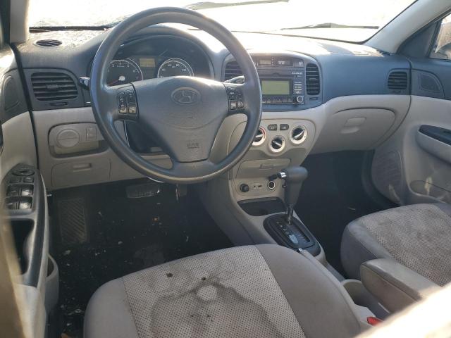 KMHCN4AC1AU406406 - 2010 HYUNDAI ACCENT GLS SILVER photo 8