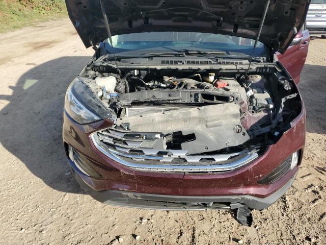 2FMPK4J90LBA84137 - 2020 FORD EDGE SEL BURGUNDY photo 12
