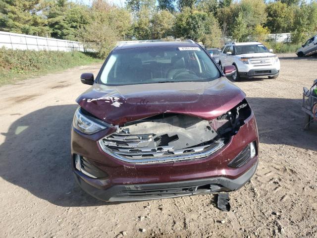 2FMPK4J90LBA84137 - 2020 FORD EDGE SEL BURGUNDY photo 5