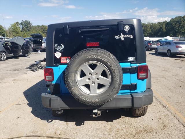 1C4BJWDG0HL573720 - 2017 JEEP WRANGLER U SPORT BLUE photo 6