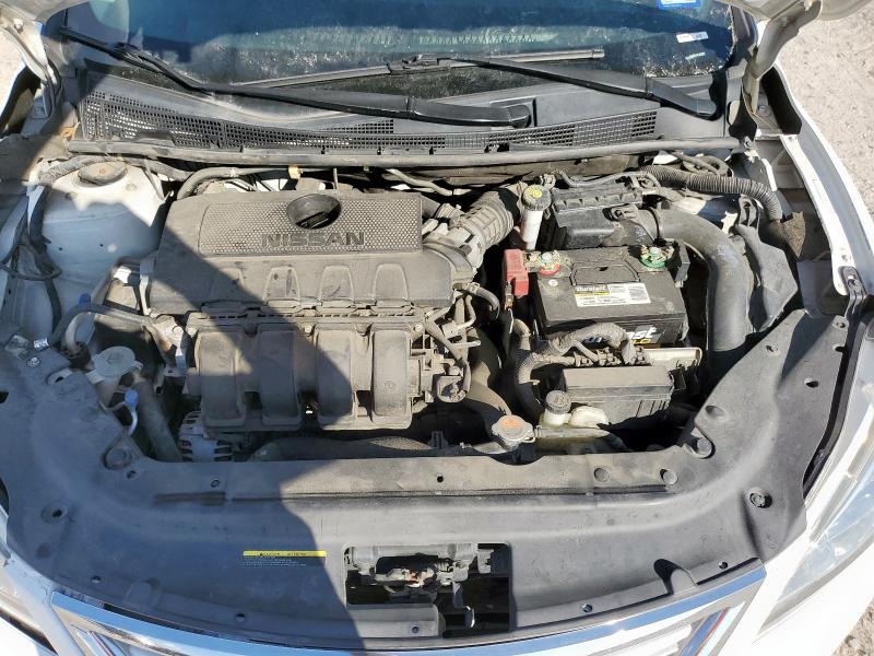 3N1AB7APXFY346562 - 2015 NISSAN SENTRA S თეთრი ფოტო 11