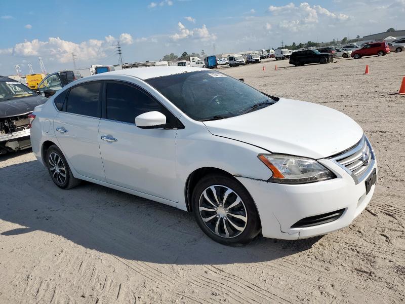 3N1AB7APXFY346562 - 2015 NISSAN SENTRA S თეთრი ფოტო 4