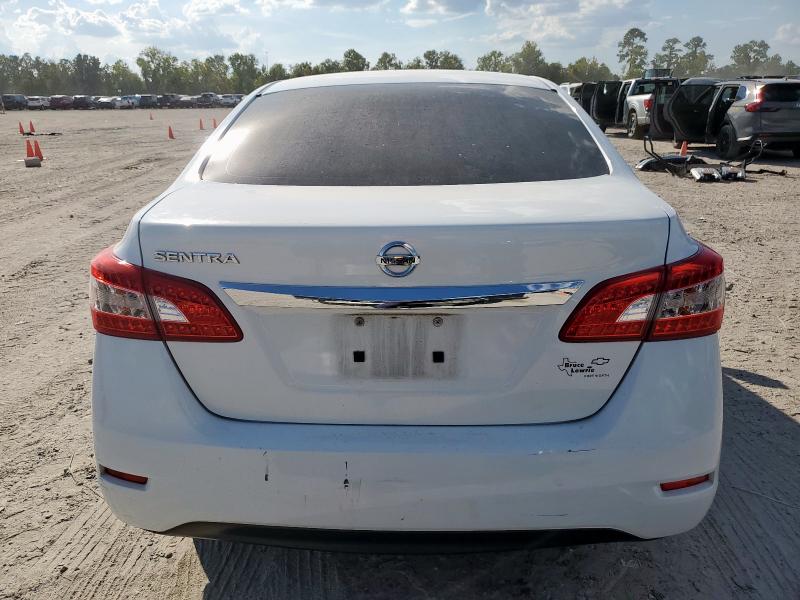 3N1AB7APXFY346562 - 2015 NISSAN SENTRA S თეთრი ფოტო 6