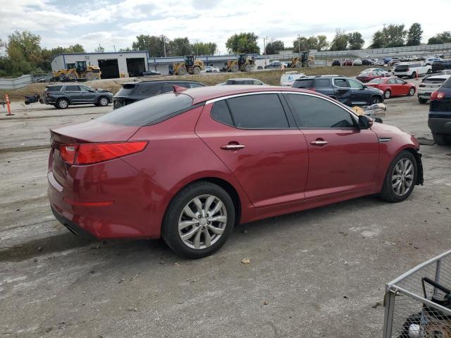 5XXGM4A79FG466619 - 2015 KIA OPTIMA LX Қызыл фото 3