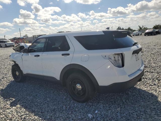 1FM5K8AW8MNA06800 - 2021 FORD EXPLORER POLICE INTERCEPTOR Белый фото 2