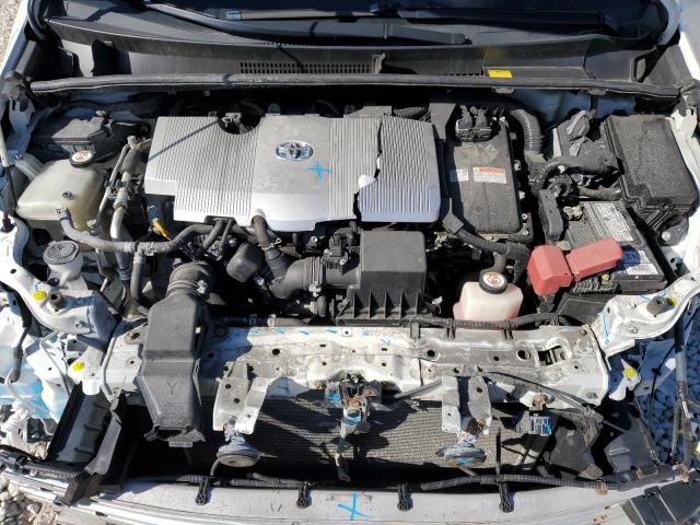 JTDKARFUXH3035319 - 2017 TOYOTA PRIUS WHITE photo 11