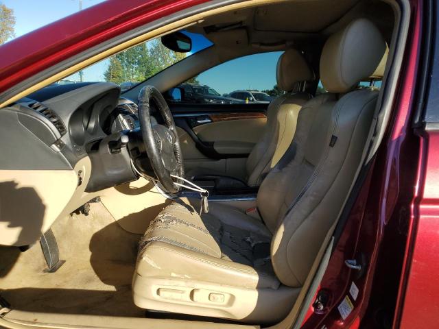 19UUA66295A033768 - 2005 ACURA TL RED photo 7