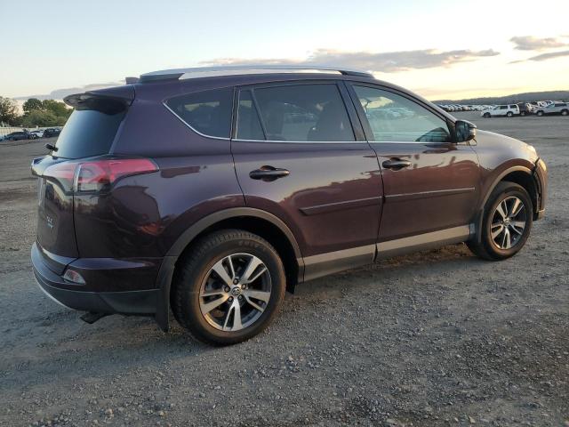 2T3RFREV3GW503185 - 2016 TOYOTA RAV4 XLE Бордовый фото 3