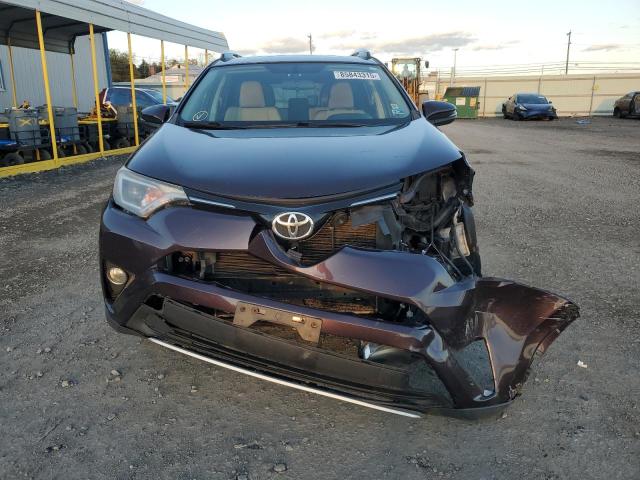 2T3RFREV3GW503185 - 2016 TOYOTA RAV4 XLE Бордовый фото 5