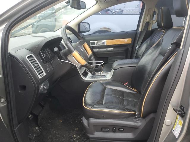 2LMDU88C38BJ22574 - 2008 LINCOLN MKX GRAY photo 7