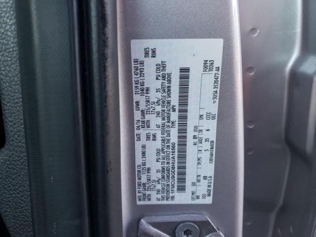 1FMCU9GD8HUA16560 - 2017 FORD ESCAPE SE فضي صورة 13