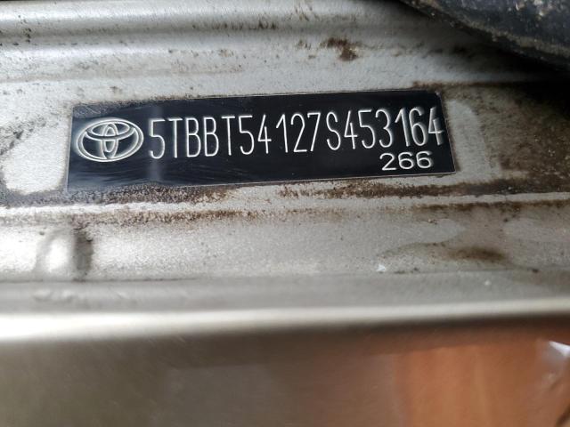 5TBBT54127S453164 - 2007 TOYOTA TUNDRA DOUBLE CAB SR5 GOLD photo 12