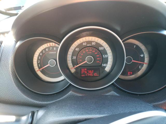 KNAFU4A24C5534340 - 2012 KIA FORTE EX أسود صورة 9