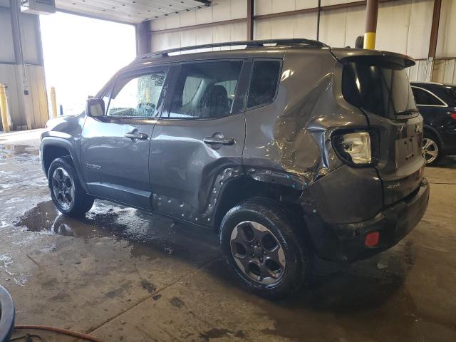 ZACCJBAB8HPG19165 - 2017 JEEP RENEGADE SPORT Szary zdjęcie 2