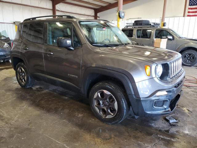 ZACCJBAB8HPG19165 - 2017 JEEP RENEGADE SPORT Szary zdjęcie 4