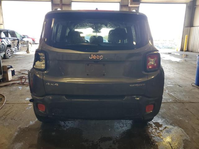 ZACCJBAB8HPG19165 - 2017 JEEP RENEGADE SPORT Szary zdjęcie 6