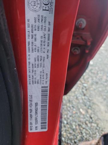 1C6SRFLT6MN527905 - 2021 RAM 1500 REBEL წითელი ფოტო 12