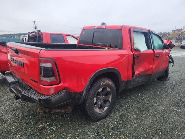 1C6SRFLT6MN527905 - 2021 RAM 1500 REBEL წითელი ფოტო 3