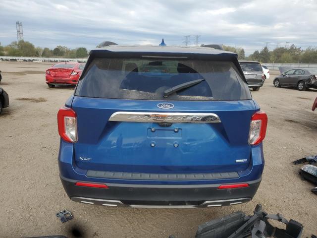 1FMSK8DH7LGC08658 - 2020 FORD EXPLORER XLT Blau Foto 6