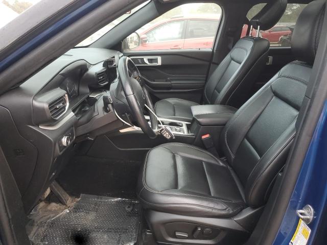 1FMSK8DH7LGC08658 - 2020 FORD EXPLORER XLT Blau Foto 7