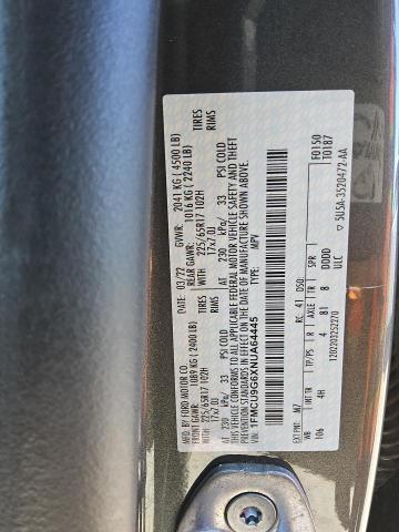 1FMCU9G6XNUA64445 - 2022 FORD ESCAPE SE ნაცრისფერი ფოტო 12