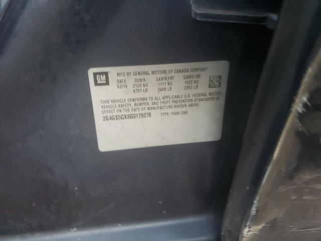 2G4GS5GX8G9178078 - 2016 BUICK REGAL PREMIUM 蓝色 照片 12