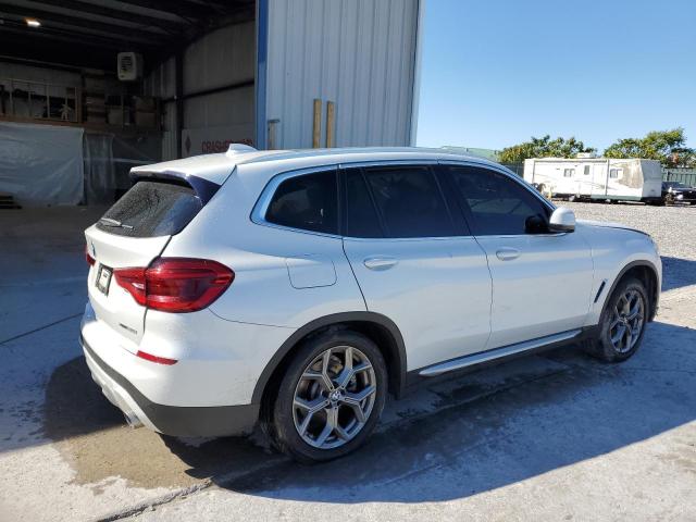 5UXTY5C04M9G53805 - 2021 BMW X3 XDRIVE30I WHITE photo 3