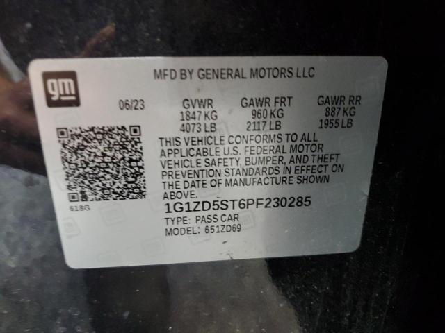 1G1ZD5ST6PF230285 - 2023 CHEVROLET MALIBU LT GRAY photo 14