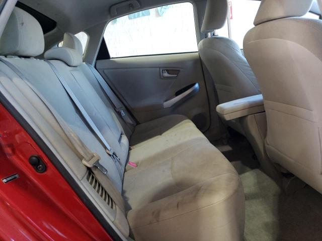 JTDKN3DU2A1210605 - 2010 TOYOTA PRIUS BURGUNDY photo 10
