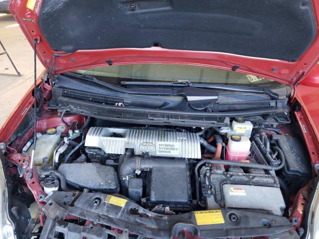 JTDKN3DU2A1210605 - 2010 TOYOTA PRIUS BURGUNDY photo 11