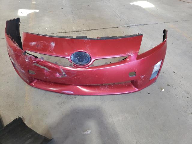 JTDKN3DU2A1210605 - 2010 TOYOTA PRIUS BURGUNDY photo 12