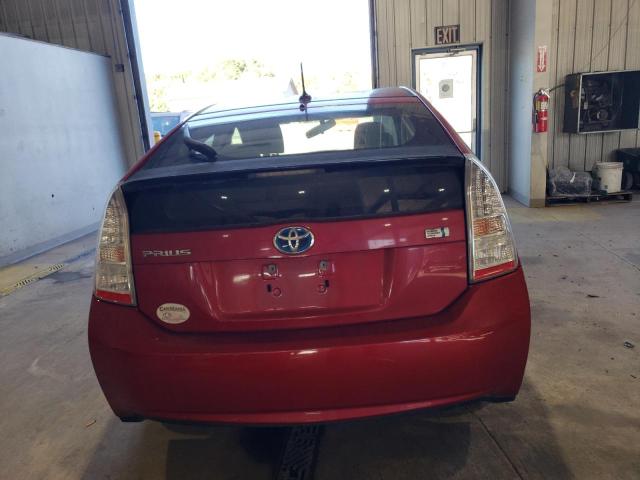 JTDKN3DU2A1210605 - 2010 TOYOTA PRIUS BURGUNDY photo 6