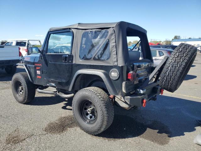 1J4FY19S1WP705803 - 1998 JEEP WRANGLER SPORT BLACK photo 2