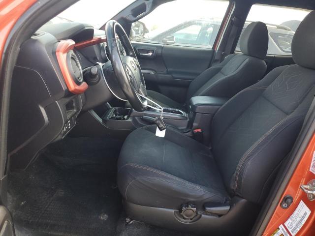 5TFDZ5BN7GX009549 - 2016 TOYOTA TACOMA DOUBLE CAB Pomarańczowy zdjęcie 7