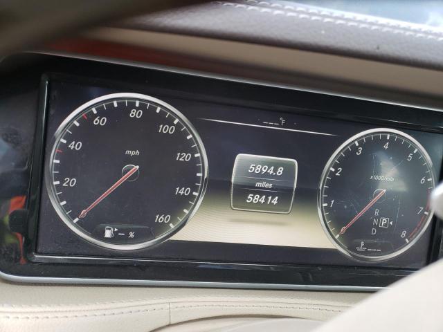 WDDUG8FB9EA036720 - 2014 MERCEDES-BENZ S 550 4MATIC CHARCOAL photo 9