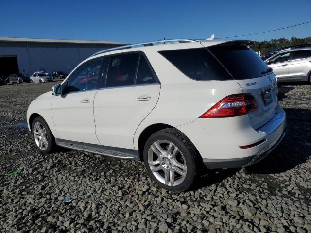 4JGDA5HB7EA344651 - 2014 MERCEDES-BENZ ML 350 4MATIC WHITE photo 2