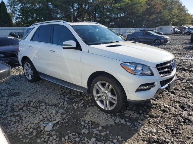 4JGDA5HB7EA344651 - 2014 MERCEDES-BENZ ML 350 4MATIC WHITE photo 4