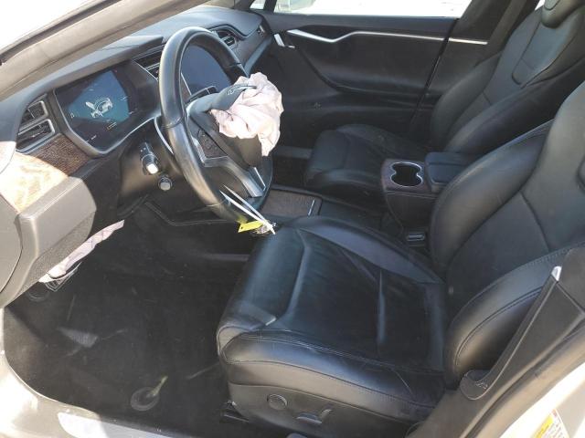 5YJSA1E17HF210539 - 2017 TESLA MODEL S Gümüş foto 7