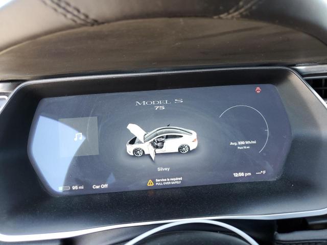 5YJSA1E17HF210539 - 2017 TESLA MODEL S Gümüş foto 9