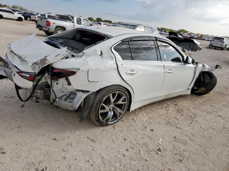 JN1EV7AP4JM364673 - 2018 INFINITI Q50 LUXE WHITE photo 3