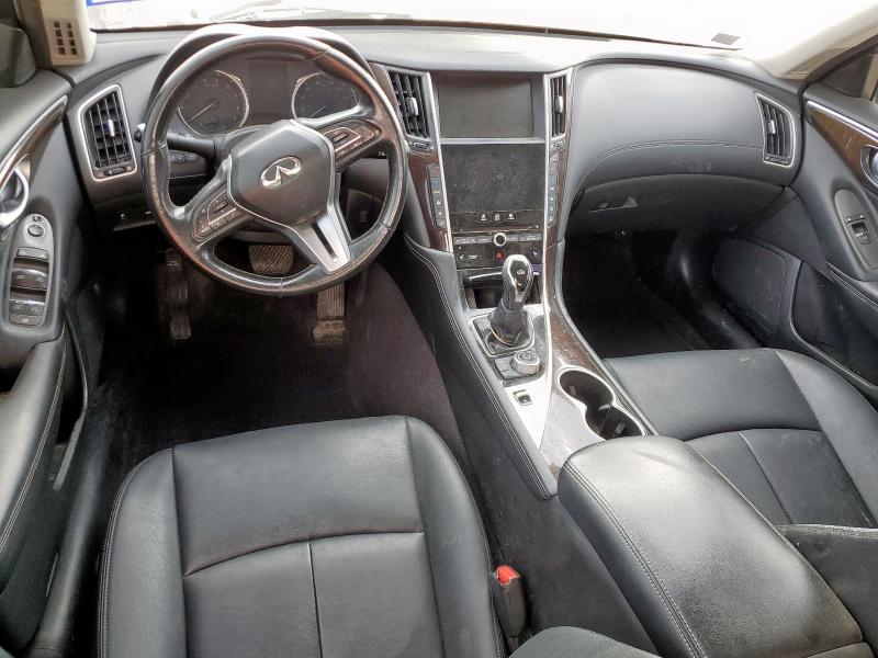 JN1EV7AP4JM364673 - 2018 INFINITI Q50 LUXE WHITE photo 8