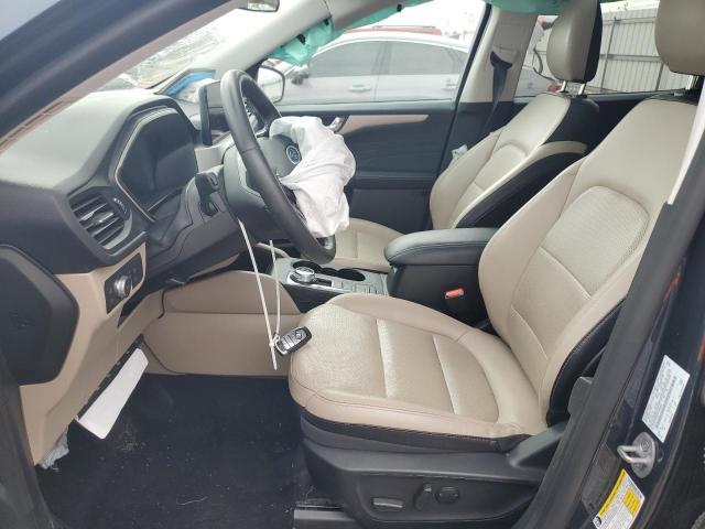 1FMCU0KZ7NUA98033 - 2022 FORD ESCAPE SEL BLACK photo 7