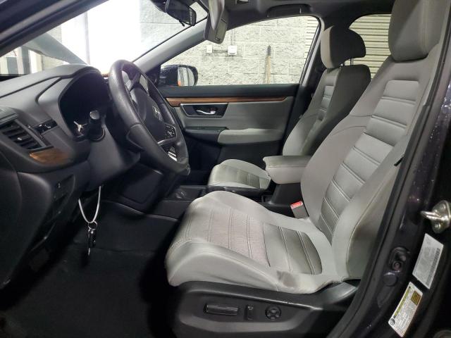 5J6RW2H53KA005153 - 2019 HONDA CR-V EX GRAY photo 7