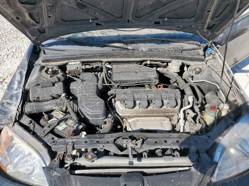 1HGEM22561L010211 - 2001 HONDA CIVIC LX BLACK photo 11