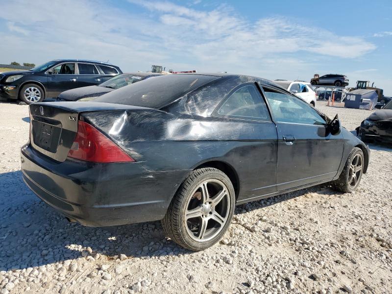 1HGEM22561L010211 - 2001 HONDA CIVIC LX BLACK photo 3