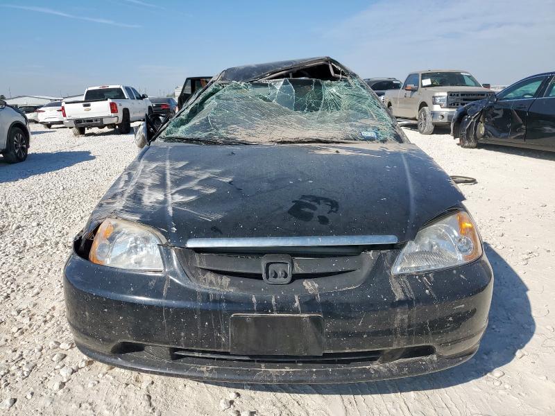 1HGEM22561L010211 - 2001 HONDA CIVIC LX BLACK photo 5