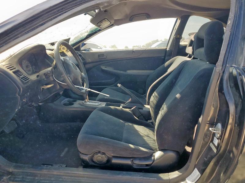 1HGEM22561L010211 - 2001 HONDA CIVIC LX BLACK photo 7